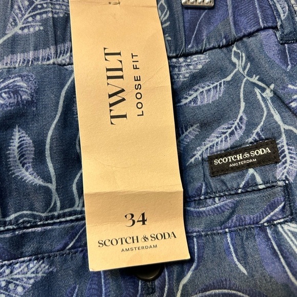NWT Scotch & Soda twilt floral print chino shorts - Picture 10 of 10